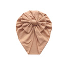 Baby Stirnband Hut Bowknot Print Baumwolle Stretch Turban Stirnband Infant Head Wrap Beanie Hut Mädchen Headwear Baby Haarschmuck
