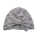 Baby Stirnband Hut Bowknot Print Baumwolle Stretch Turban Stirnband Infant Head Wrap Beanie Hut Mädchen Headwear Baby Haarschmuck