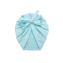 Baby Stirnband Hut Bowknot Print Baumwolle Stretch Turban Stirnband Infant Head Wrap Beanie Hut Mädchen Headwear Baby Haarschmuck