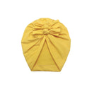 Baby Stirnband Hut Bowknot Print Baumwolle Stretch Turban Stirnband Infant Head Wrap Beanie Hut Mädchen Headwear Baby Haarschmuck