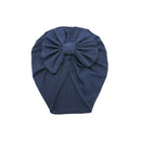 Baby Stirnband Hut Bowknot Print Baumwolle Stretch Turban Stirnband Infant Head Wrap Beanie Hut Mädchen Headwear Baby Haarschmuck
