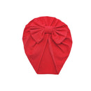 Baby Stirnband Hut Bowknot Print Baumwolle Stretch Turban Stirnband Infant Head Wrap Beanie Hut Mädchen Headwear Baby Haarschmuck