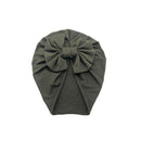 Baby Stirnband Hut Bowknot Print Baumwolle Stretch Turban Stirnband Infant Head Wrap Beanie Hut Mädchen Headwear Baby Haarschmuck