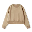 Aachoae Frauen Paar Hoodies Sweatshirt Fleece 100% Baumwolle Trainingsanzug Sport Sweatshirt 2020 Winter Japanische Beiläufige Lose Pullover