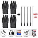2/4PCS Original Baofeng BF-888S Walkie Talkie 5W BF 888S 6KM UHF 400-470MHZ Sender FM Transceiver BF888S mit Kopfhörer