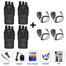 2/4PCS Original Baofeng BF-888S Walkie Talkie 5W BF 888S 6KM UHF 400-470MHZ Sender FM Transceiver BF888S mit Kopfhörer