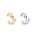 2020 neue Art und Weise Perlen-Ohr-Manschette Böhmen stapelbare C-förmige CZ Strass Kleine Earcuffs Ohrclips für Frauen Hochzeit Schmuck