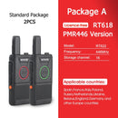 RETEVIS RT618 Mini Walkie Talkie Dual PTT Walkie-Talkie PMR 446 Tragbares Funkgerät Walkie-Talkies 2 Stück Hotel Restaurant FRS