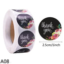 500 Stück/Rolle 2,5 cm Dankesaufkleber Siegeletiketten Geschenkverpackungsaufkleber Hochzeit Geburtstagsfeier Angebot Schreibwarenaufkleber