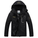 Parka de invierno para hombre cortavientos más terciopelo grueso cálido a prueba de viento abrigos de piel para hombre militar con capucha Anorak chaquetas de invierno para hombre