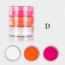 Neon-Phosphor-Pigment-Pulver-Set Fluoreszierende Nagel-Glitter-Augen-Pulver-Maniküre-Dekoration-Nagel-Kunst-Staub-Pigment-Pailletten