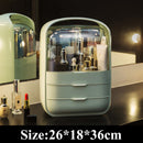 Mode Große Kapazität Kosmetische Aufbewahrungsbox Wasserdicht Staubdicht Badezimmer Desktop Beauty Makeup Organizer Hautpflege Schublade