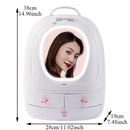 Mode Große Kapazität Kosmetische Aufbewahrungsbox Wasserdicht Staubdicht Badezimmer Desktop Beauty Makeup Organizer Hautpflege Schublade