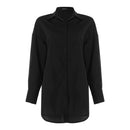 Celmia Damen Weißes Hemd 2021 Übergroße Hemden Mode Revers Casual Solide Langarm Knöpfe Asymmetrisch Top Herbst Blusas 5XL