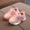 Größe 21–30 Kinder-LED-Turnschuhe mit leuchtender Sohle Baby-LED-Leuchtschuhe für Mädchen / leuchtende beleuchtete Schuhe für Kinder Jungen Tennis