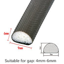 5 m selbstklebender Türfenster-Dichtungsstreifen, schalldichte Schaumstoffdichtung, Wetterschutzstreifen, Burlete, Puerta Gap Filler, Fensterbeschläge