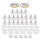 Magnetische Kindersicherung Kinderschutz Baby-Sicherheitssperre Schubladenriegel Schranktürschloss Limiter Kindersicherheitsschlösser