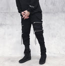 Hip Hop Cargohose Herren Streetwear Baumwolle Jogger Mode Jogginghose Herren Casual Pluderhose Sommer Harajuku Hose Herren Damen