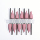 10 Uds. De brocas de silicona para uñas, brocas de goma para manicura, fresas rotativas eléctricas, cortador de cutículas, herramientas de pulido, accesorios para salón de uñas