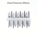 10 Uds. De brocas de silicona para uñas, brocas de goma para manicura, fresas rotativas eléctricas, cortador de cutículas, herramientas de pulido, accesorios para salón de uñas