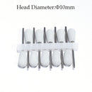 10 Uds. De brocas de silicona para uñas, brocas de goma para manicura, fresas rotativas eléctricas, cortador de cutículas, herramientas de pulido, accesorios para salón de uñas