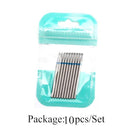 10 Uds. De brocas de silicona para uñas, brocas de goma para manicura, fresas rotativas eléctricas, cortador de cutículas, herramientas de pulido, accesorios para salón de uñas