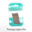 10 Uds. De brocas de silicona para uñas, brocas de goma para manicura, fresas rotativas eléctricas, cortador de cutículas, herramientas de pulido, accesorios para salón de uñas