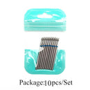 10 Uds. De brocas de silicona para uñas, brocas de goma para manicura, fresas rotativas eléctricas, cortador de cutículas, herramientas de pulido, accesorios para salón de uñas