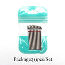 10 Uds. De brocas de silicona para uñas, brocas de goma para manicura, fresas rotativas eléctricas, cortador de cutículas, herramientas de pulido, accesorios para salón de uñas