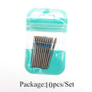 10 Uds. De brocas de silicona para uñas, brocas de goma para manicura, fresas rotativas eléctricas, cortador de cutículas, herramientas de pulido, accesorios para salón de uñas