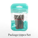 10 Uds. De brocas de silicona para uñas, brocas de goma para manicura, fresas rotativas eléctricas, cortador de cutículas, herramientas de pulido, accesorios para salón de uñas