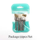 10 Uds. De brocas de silicona para uñas, brocas de goma para manicura, fresas rotativas eléctricas, cortador de cutículas, herramientas de pulido, accesorios para salón de uñas