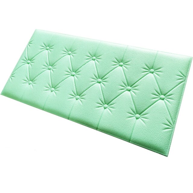 Kindergarten decoration thick anti-collision head foam sponge soft package tatami bed cushion self-adhesive 3d wall sticker  4MM