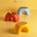 Simple semi-anillo Arco Iris pequeño banco hogar interior silla niños taburete estribo