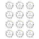 24/48 Stück EID Mubarak Dekoraufkleber Ramadan Mubarak Dekoration Islam Muslim Festival Favor Geschenke Etiketten HAJJ Ramadan Kareem