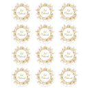 24/48 Stück EID Mubarak Dekoraufkleber Ramadan Mubarak Dekoration Islam Muslim Festival Favor Geschenke Etiketten HAJJ Ramadan Kareem