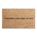 Paquete de 30 unidades de papel Kraft Natural, tarjeta de agradecimiento por su pedido, tarjeta personalizada hecha a mano para etiquetas de decoración de regalo de pequeñas empresas