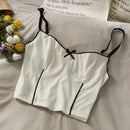Camis Für Frauen Camisole Neue Sexy Weibliche Crop Tops Spitze Backless Tank Top Frau Nette Weste Elegante Französisch Chic Kleidung
