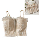 Camis Für Frauen Camisole Neue Sexy Weibliche Crop Tops Spitze Backless Tank Top Frau Nette Weste Elegante Französisch Chic Kleidung