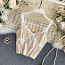 Camis Für Frauen Camisole Neue Sexy Weibliche Crop Tops Spitze Backless Tank Top Frau Nette Weste Elegante Französisch Chic Kleidung