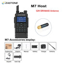 Zastone M7 Dualband 5 W Walkie Talkie 136-174 400-480 MHz 250 Kanäle 2600 mAh Akku HF-Transceiver Amateurfunk