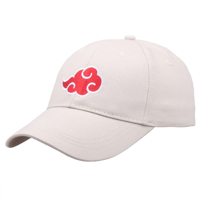 Sombreros de Anime Akatsuki Ninja Uchiha Konoha nube roja símbolo gorra de béisbol Cosplay disfraces Accesorios