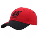 Sombreros de Anime Akatsuki Ninja Uchiha Konoha nube roja símbolo gorra de béisbol Cosplay disfraces Accesorios