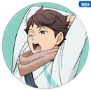 Haikyu!! Cosplay Abzeichen Hinata Shoyo Brosche Pins Anime Volleyball Boy Button Badge Collection Geschenk für Rucksäcke Kleidung Decor