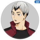 Haikyu!! Cosplay Abzeichen Hinata Shoyo Brosche Pins Anime Volleyball Boy Button Badge Collection Geschenk für Rucksäcke Kleidung Decor