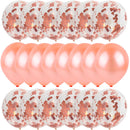 20 stücke Gold Konfetti Luftballons Set Metallic Chrom ballon Geburtstagsfeier Hochzeit Dekoration Jubiläum Globos Baby Shower Ballon