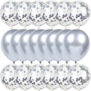 20 stücke Gold Konfetti Luftballons Set Metallic Chrom ballon Geburtstagsfeier Hochzeit Dekoration Jubiläum Globos Baby Shower Ballon