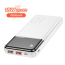 KUULAA Power Bank 10000 mAh Tragbares Ladegerät PowerBank 10000 mAh USB PoverBank Externes Ladegerät für Xiaomi Mi 9 8 iPhone