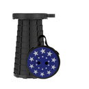 Retractable Stool Folding Chiar Outdoor Portable Stool Folding Chair Camping Stool Convenient Fishing  Foldable plastic stool