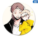 Anime High Kyuu!! Emaille-Pin Volleyball Boy Cos Tsukishima Firefly Sun Xiang XCosplay Bedge Cartoon Taschen Abzeichen Button Brosche